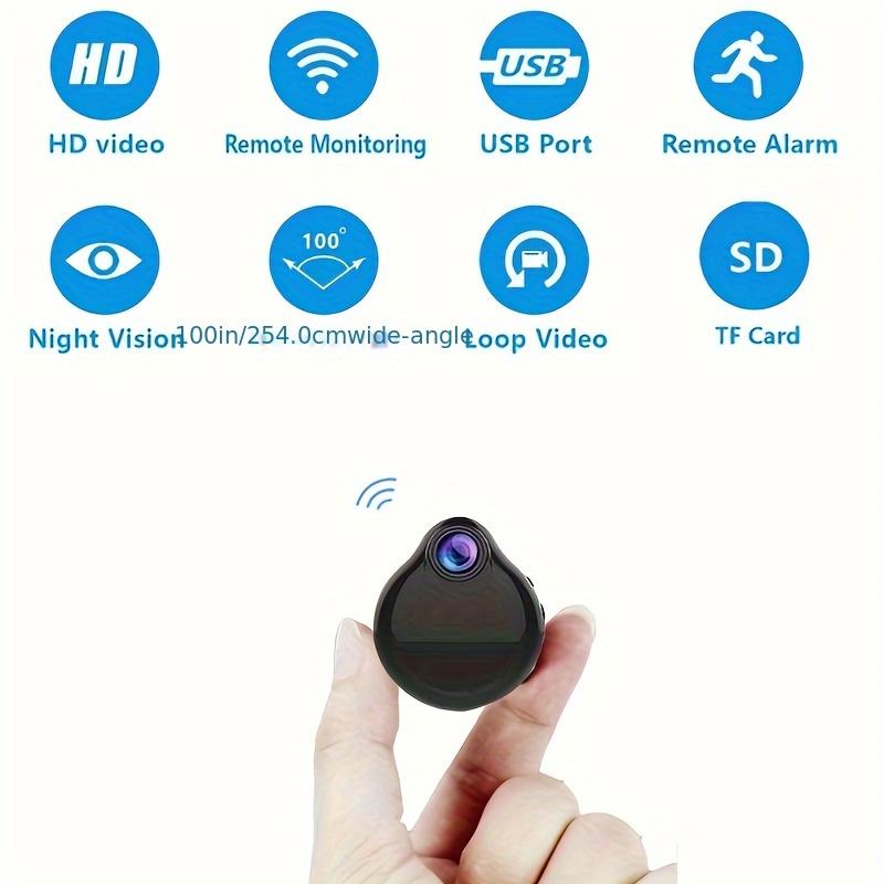 A beautiful children's clothing store WIFI Wireless Wearable Body Micro Cam Mini IP Camera Motion Sensor Video Voice Recorder Home Security Camcorders, Small Mini Smart WiFi IP Webcam Micro Camera Built In Battery