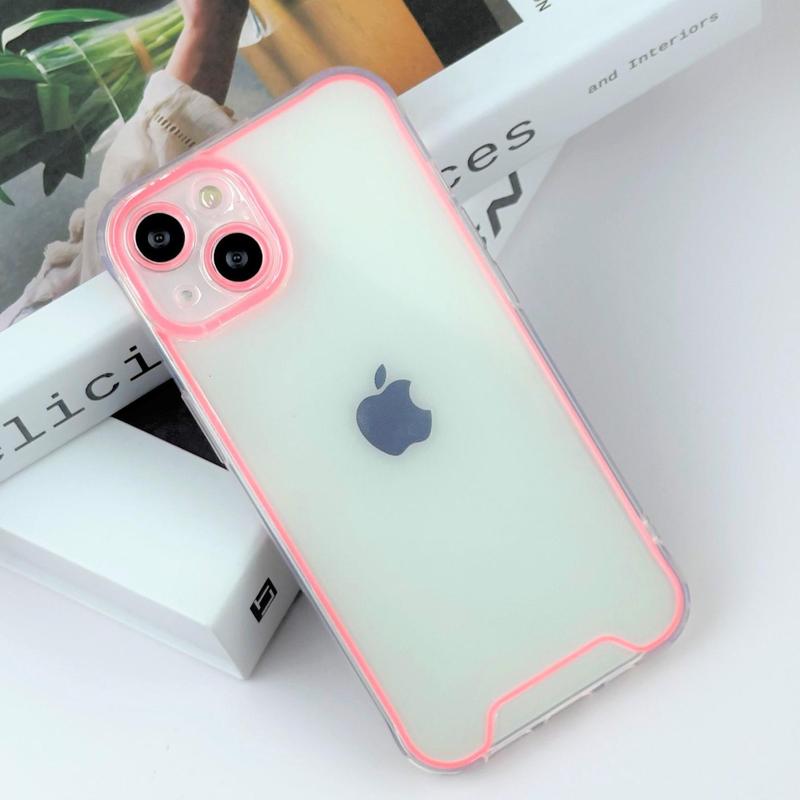 Night Light Luminous Silicone Soft Phone Case for 16 Pro Max 15 14 12 13 11,16 15 14 Plus Transparent Back Cover