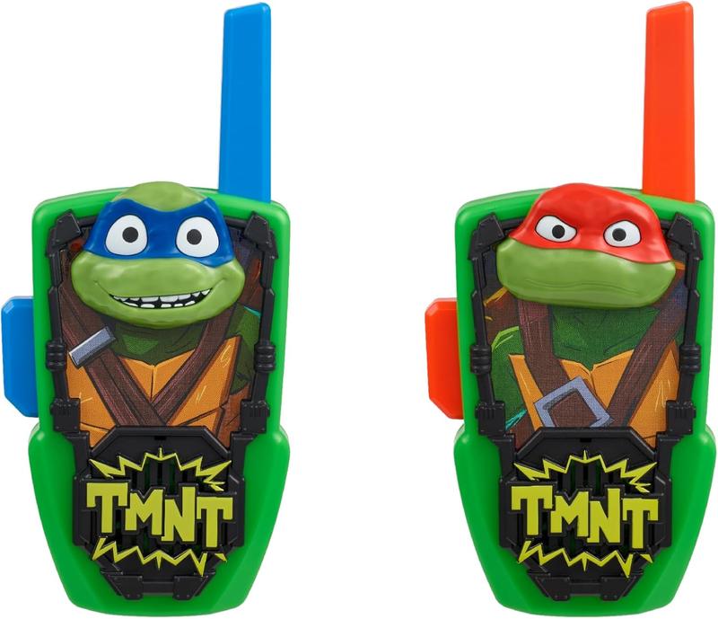 Teenage Mutant Ninja Turtles Toy Walkie Talkies for Kids, Static Free Indoor and Outdoor Toys for Boys, Designed for Fans of Ninja Turtles Toys