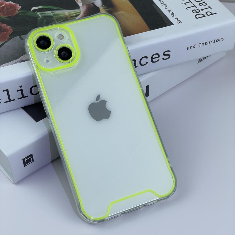 Night Light Luminous Silicone Soft Phone Case for 16 Pro Max 15 14 12 13 11,16 15 14 Plus Transparent Back Cover