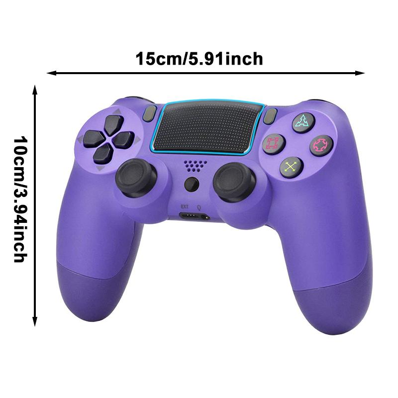 PS4 PC Controller Compatible with PS4 Slim Pro and Windows PC,Playstation 4 Controller with High Capacity Battery Dual Vibration Multi Touch Pad 3.5mm Audio Jack,Wireless Remote Many Colors for You,Blue,White,Purple and So On