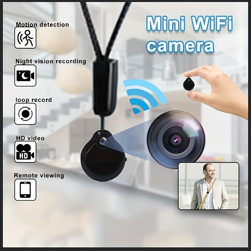 A beautiful children's clothing store WIFI Wireless Wearable Body Micro Cam Mini IP Camera Motion Sensor Video Voice Recorder Home Security Camcorders, Small Mini Smart WiFi IP Webcam Micro Camera Built In Battery