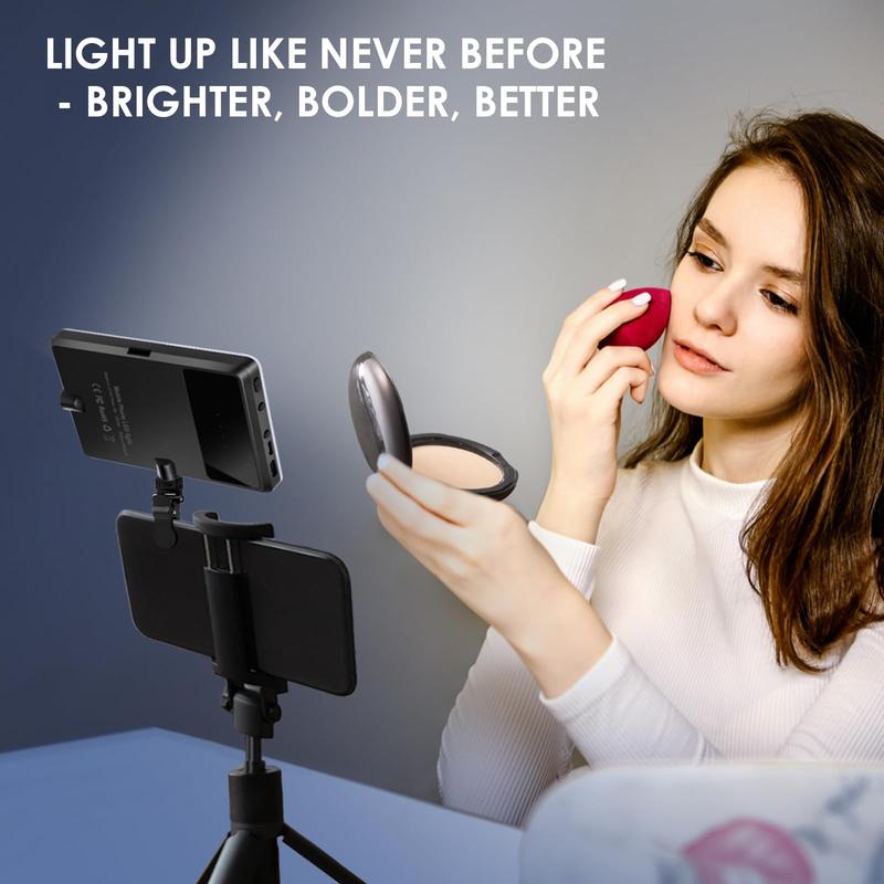 60 LED High Power Selfie light,Rechargeable Clip Fill Video Conference Light with Front & Back Clip,Cellphone  Accessories  Adjusted 3 Light Modes for Smartphone Phone, iPhone, Android, iPad, Laptop, for Makeup, Selfie, Vlog,2024 Black Friday Sale