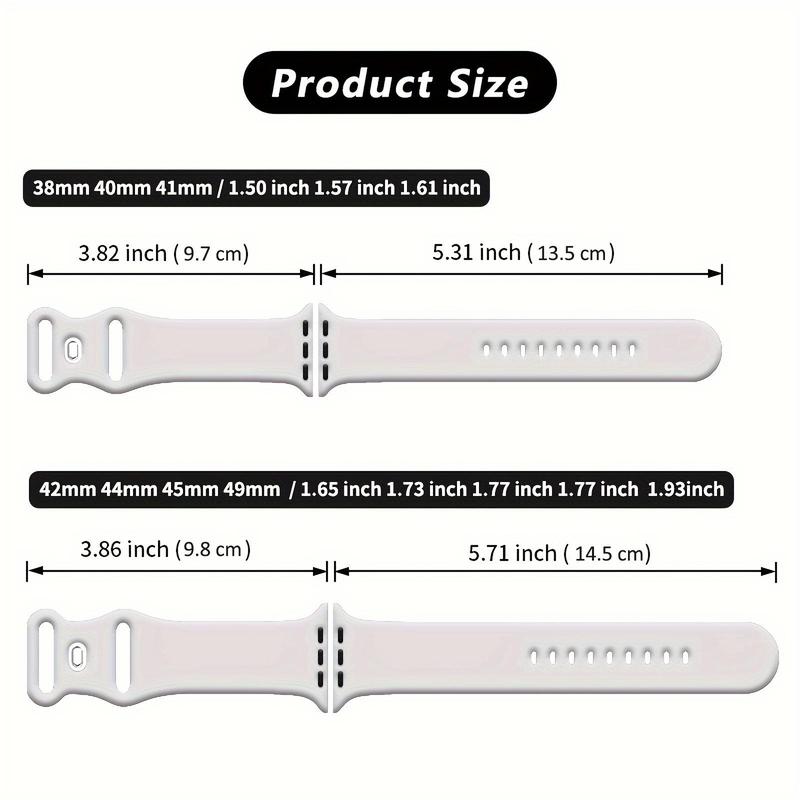 Cartoon Christmas Pattern Watch Band, 1 Count Fashionable Silicone Watch Band for iWatch Series 38mm to 49mm, Smart Watch Accessories