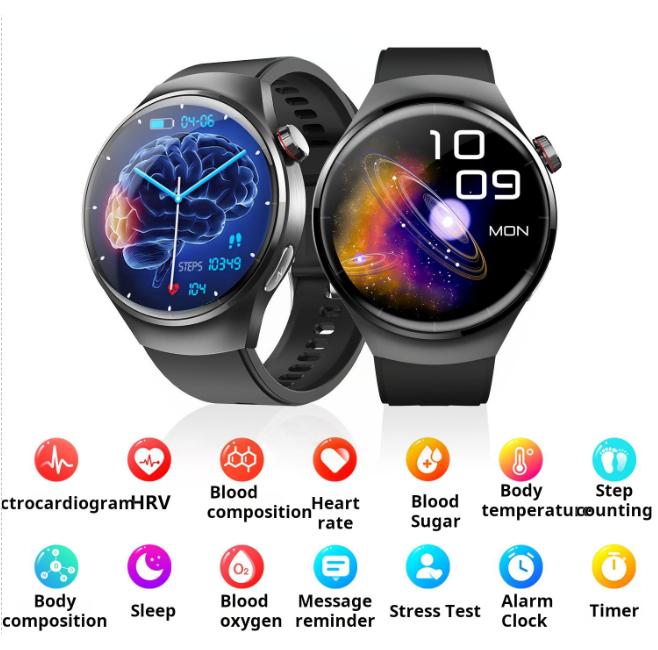 Smart Watch Heart Rate Monitoring Blood Oxygen Monitoring Smart Watch Bluetooth Call Message Reminder Sports Bracelet