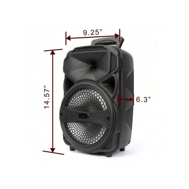 3000W Portable Bluetooth Speaker Sub Woofer Heavy Bass Sound System Party & Mic