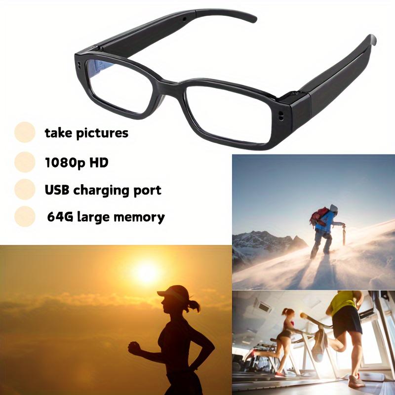 1pc 1080P Smart Glasses Camera, Digital Video Recorder Camcorder with Eye Protection, DV Sports Action Camera for Outdoor Sports, Travelling, and Camping