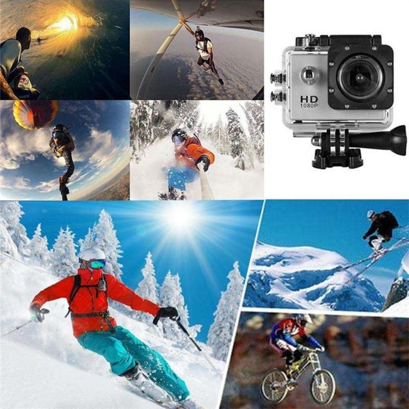 4K HD Action Camera, Waterproof Wireless Action Camera, Outdoor Sports Camera, Cycling Diving Camera, Action Camera Accessories