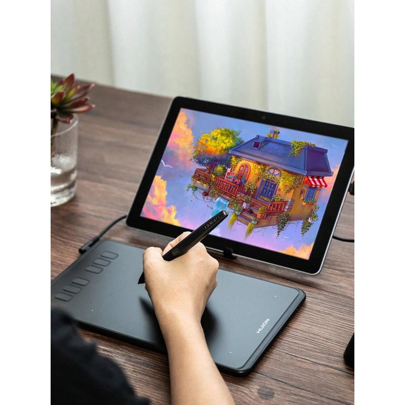 Huion Inspiroy H640P OTG Graphics Drawing Tablet Battery-Free Stylus 8192 Pressure 6.3*3.9''