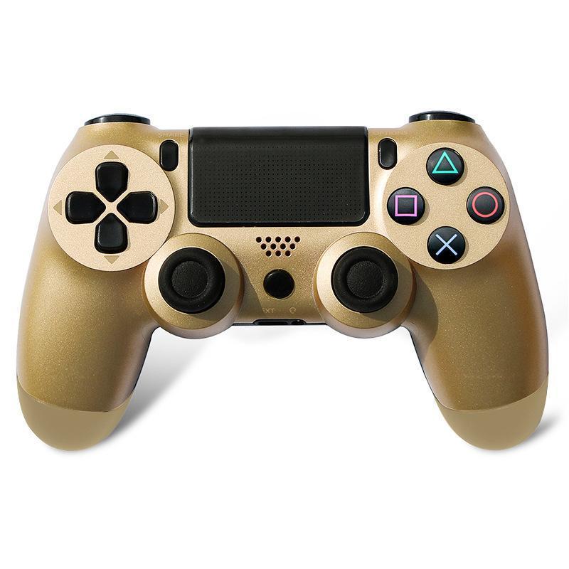 PS4 Controller Wireless, with USB Cable 1000mAh Battery Dual Vibration 6-Axis Motion Control 3.5mm Audio Jack Multi Touch Pad Share Button, PS4 Controller Compatible PS4 Slim Pro PC Gift