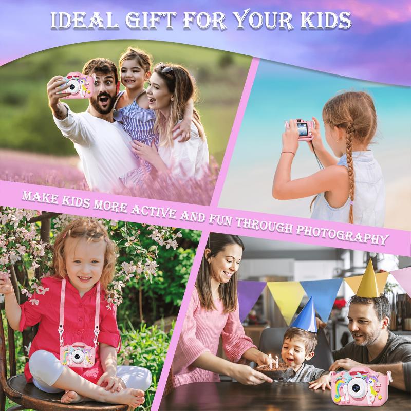 Kids Camera for 3 4 5 6 7 8 9 10 11 12 Years Old Kids Selfie HD Toy Camera, Convenient Digital Video Camera for Toddlers, Kids Camera for Boys and Girls, Perfect Christmas, Back to School Season and Birthday Gifts cybershot  camera