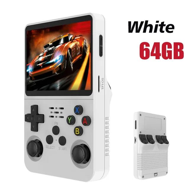 Thanksgiving gift R36S Single card Retro 128G Handheld Game Console Linux System 3.5 Inch IPS Screen Portable Pocket Video Player 64GB 128GB Games gifft