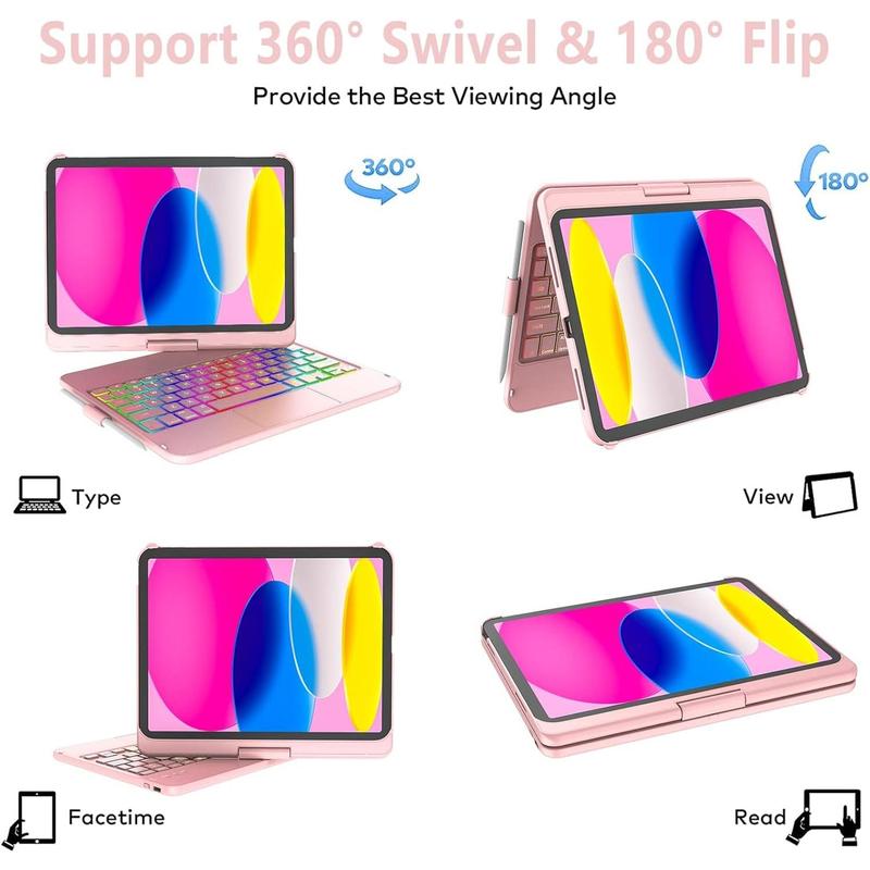 Touchpad Keyboard Case for iPad 10th Generation 10.9