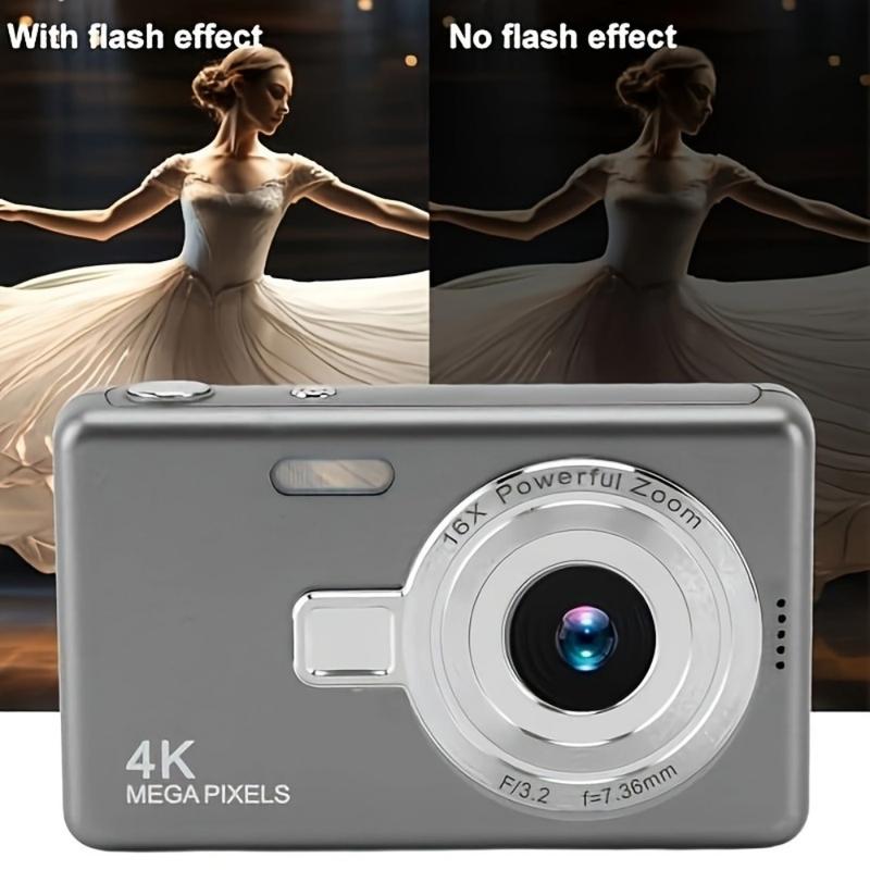 SEREE 4K Digital Camera, 12 Megapixel, 16x Zoom, Auto Focus, Compact and Portable