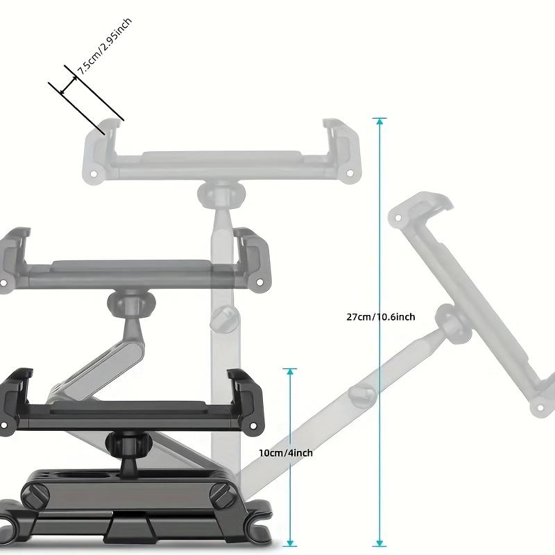 Universal Car Tablet Holder - Mounts For Headrest, Compatible With 4.7-12.9