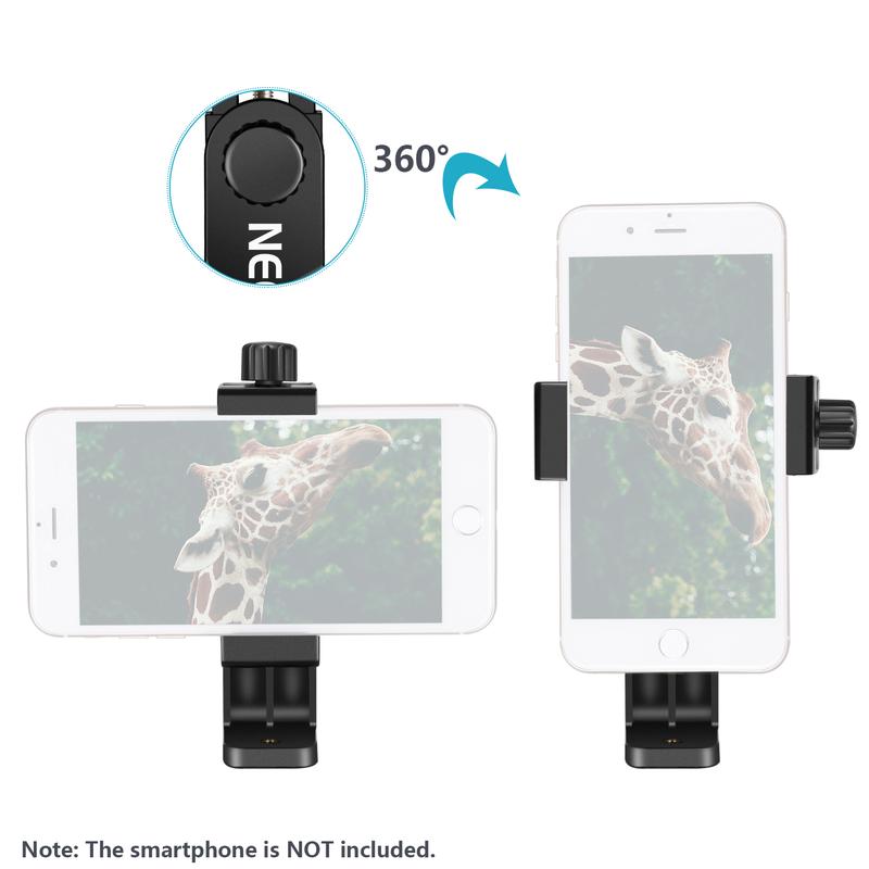 NEEWER Smartphone Holder Vertical Bracket with 1 4-inch Tripod Mount