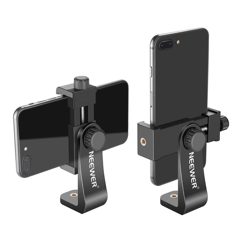 NEEWER Smartphone Holder Vertical Bracket with 1 4-inch Tripod Mount