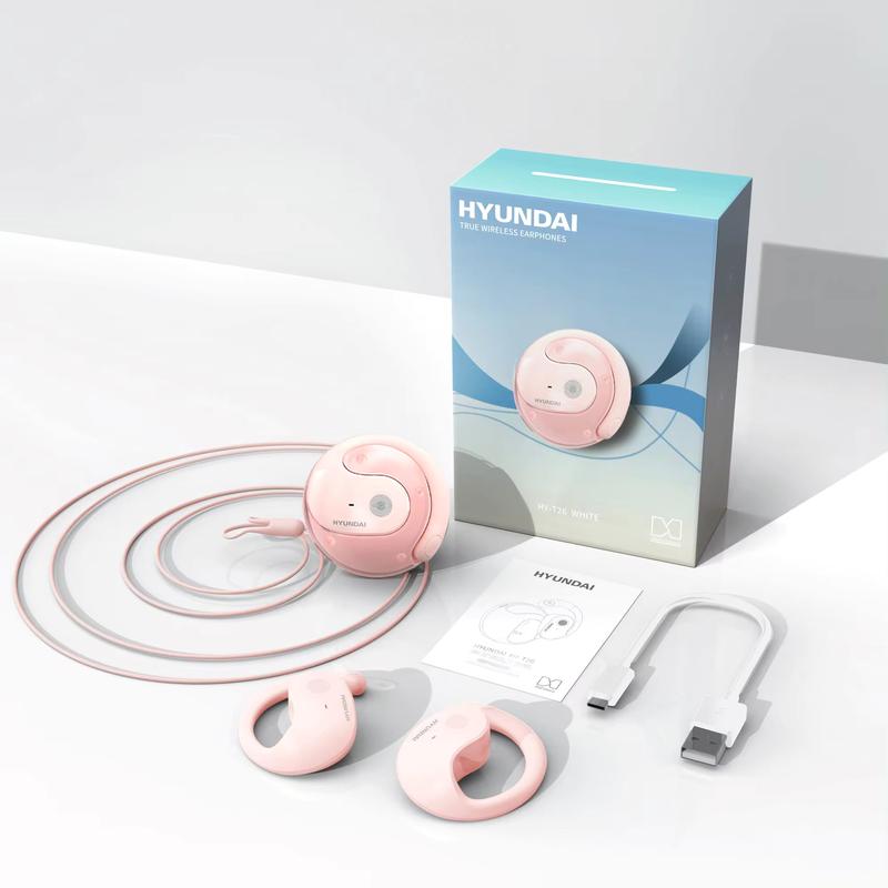 Hyundai HY T26 Wireless Over the Ear Earbuds Audio Headphone