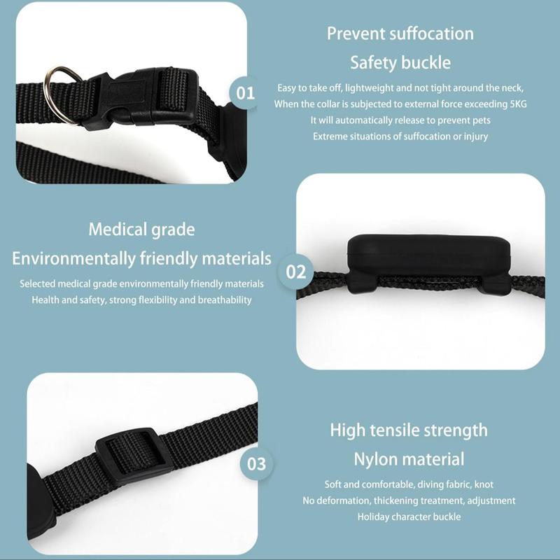 Smart GPS Tracker, Mini GPS Locator Collar, Pet Locator Collar, Portable Pet Tracker, Pet Positioning Locator, Suitable for Tracking Pet