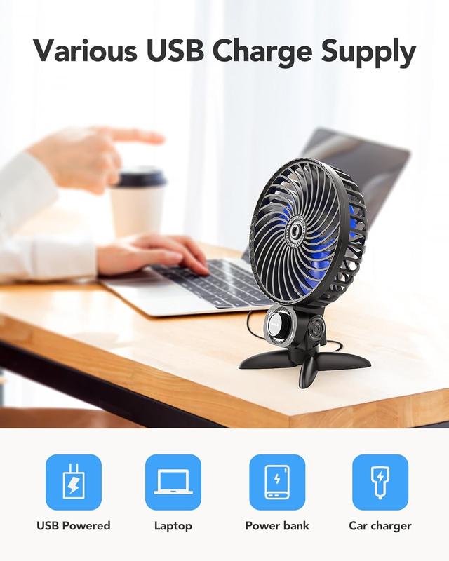 USB Desktop Fan Portable Desktop Small Fan Plugable Computer Cooling Fan Multi-speed Mute Mini Fan Large Wind Usb  Fan For Office Home Dormitory Bedroom Desktop Personal Fan Usb Computer Fan