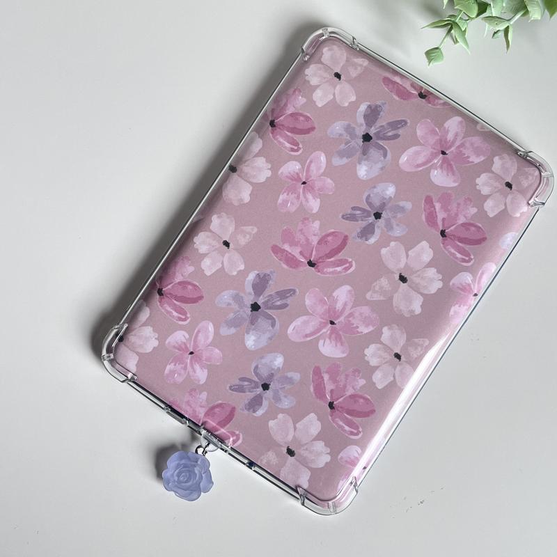 Pastel Floral Kindle Insert - For Basic, Colorsoft, Paperwhite, Oasis, Scribe or iPad Mini Device